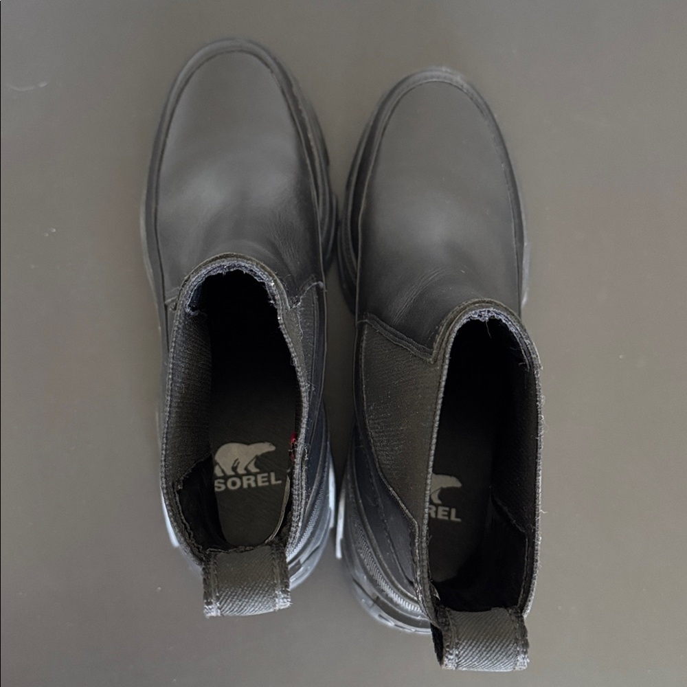Sorel Black Waterproof Ankle Boots - Picture 3 of 3